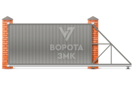 Откатные ворота 10000×2100 10 м ЗМК-8195