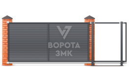 Ворота откатные 10 м 10000×2200 ЗМК-8204