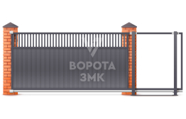 Выдвижные ворота 3500×2500 ЗМК-6889