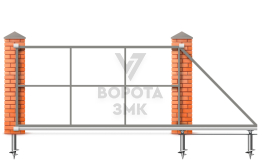 Дистанционным управлением ворота 2200×3000 ЗМК-7262