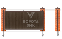 Ворота консольные подвесные 4000×2000 ЗМК-7423