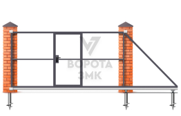 Ворота на сваях 2600×1800 ЗМК-7563