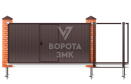 Ворота откатные Nice 3600×2200 ЗМК-6970