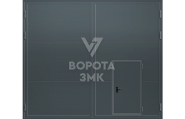 Противопожарные ворота 2500×3000 ЗМК-4754