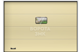 Секционные ворота 5000×5000 ЗМК-3674