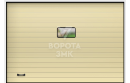 Секционные ворота 2500×2125 ЗМК-3512
