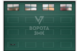 Секционные ворота 2125×2500 для гаража ЗМК-3413