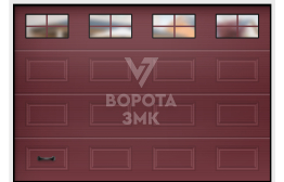 Ворота промышленные секционные 4000×4000 ЗМК-3951