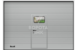Подъемные ворота 3000×2125 с дверью ЗМК-3225