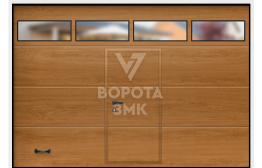 Ворота автоматические подъемные секционные 2750×2250 ЗМК-3403