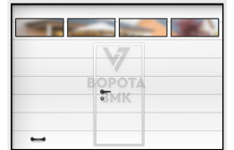 Ворота подъемные для сто 2500×2500 ЗМК-3499